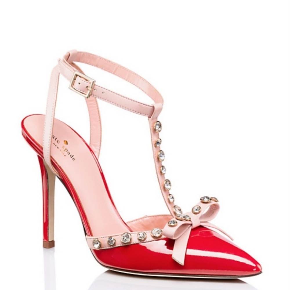 Kate Spade  Lydia Patent Leather Slingback Heel Sz 9